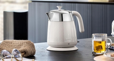 Електричний чайник De'Longhi Luminosa KLB2001.W 2000 Вт, Twill White