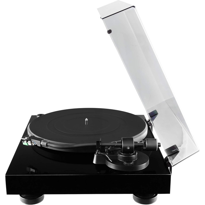 Програвач вінілу Fluance RT81 Elite High Fidelity з картриджем Audio Technica AT95E, чорний глянцевий