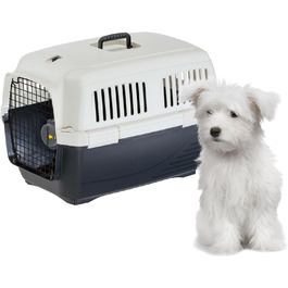 Переноска для собак Ferplast Clipper 4, IATA-сертифікована, середнього розміру (64 x 43 x 43 см.)