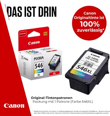 Кольоровий картридж Canon CL-546XL High Yield (покращена ємність), оригінальний, екологічна упаковка