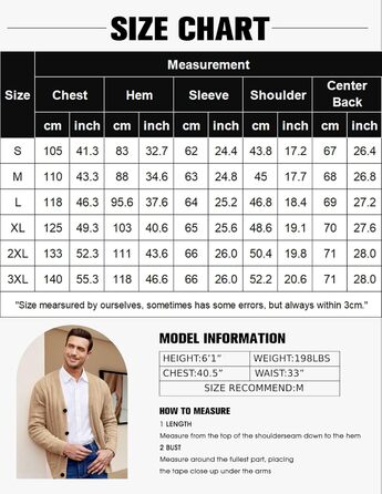 Чоловічий в'язаний кардиган COOFANDY з візерунком коси, V-подібний виріз, ґудзикова застібка, ребристий, з кишенями, сірий (S)