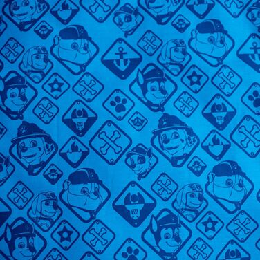 Бетліст для малюків JFabrics Paw Patrol, двосторонній, 100 x 135 см + 40 x 60 см, Маркус, Чейз, Рубен