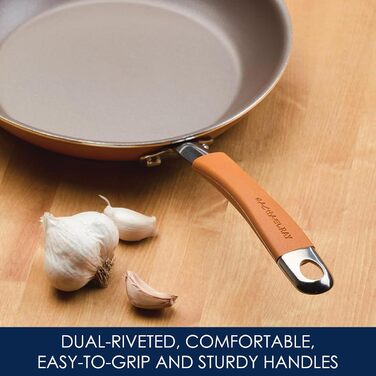 Набір посуду Rachael Ray Cucina Nonstick, 12 предметів, помаранчевий