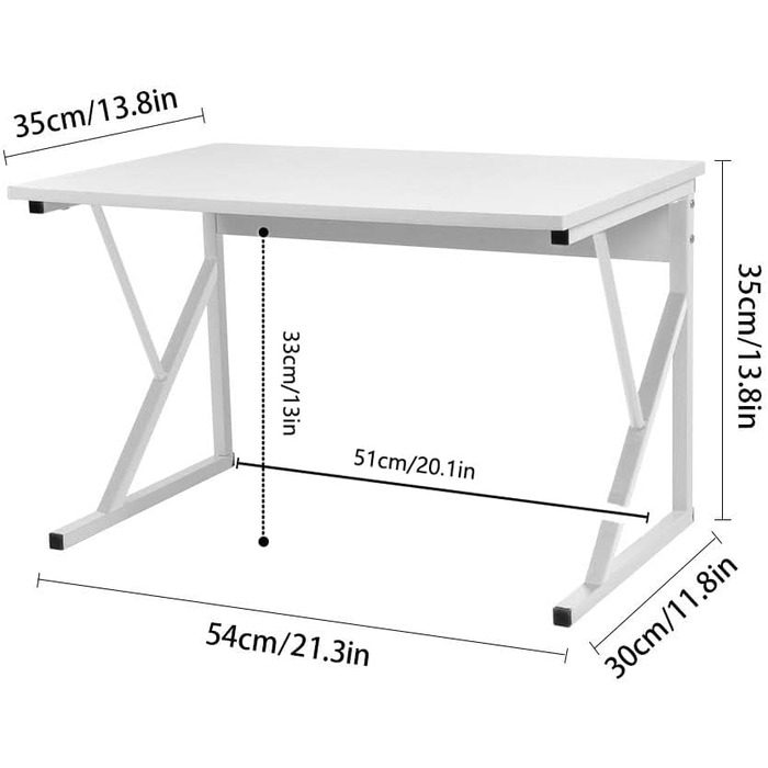 Поличка для мікрохвильової печі та кухонних приладів, органайзер для кухні (дуб/3 яруси) (білий/2 яруси)