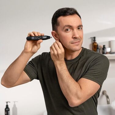 MANSCAPED® The Perfect Duo 4.0 Contains The Lawn Mower® 4.0 Waterproof Electric Groin Hair Trimmer and The Weed Whacker® 2.0 Nose & Ear Hair Trimmer