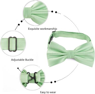 Сет аксесуарів для смокінгу Alizeal: метелик, кишеньфломастер, запонки (бордовий)