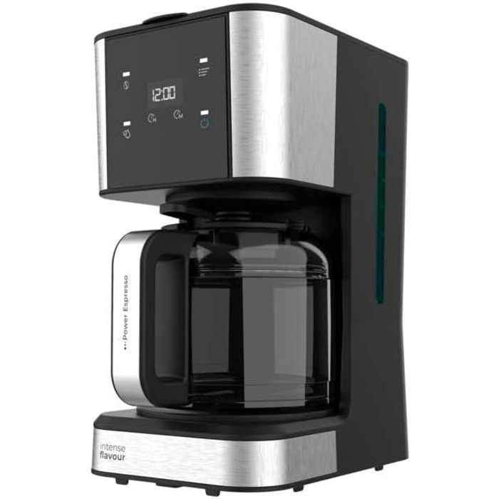 Кавомашина крапельна програмована Cecotec Coffee 66 Smart Plus, 980W, 1,5л, сталь, LCD, Touchscreen, ExtemAroma, AutoClean