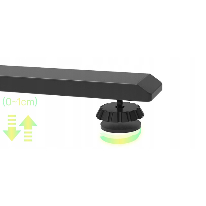 Ігровий стіл Ultradesk LEVEL V2, чорний, з електричним регулюванням висоти