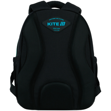 Шкільний багатокамерний рюкзак Kite, чорний, 15 л