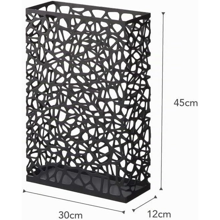 Підставка для парасольок YAMAZAKI NEST Wide, сталева, біла, 30 x 12 x 45 см