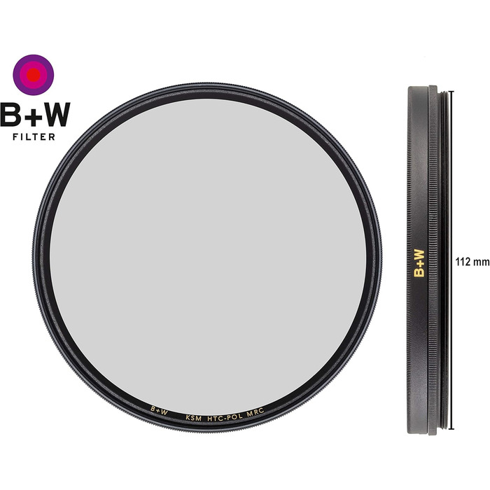 Поляризаційний фільтр B+W Zirkularer Käsemann (112mm) - Професійний, MRC, F-Pro