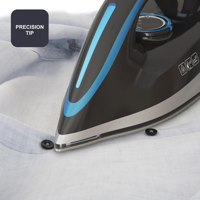 Праска-парогенератор BLACK+DECKER BXSS2401E, 2400 Вт, 200 г/хв, 1,5 л, регулювання температури, ECO-режим