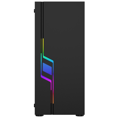 Корпус Gembird Fornax 2000 RGB Midi Tower, чорний