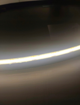 Прямокутне LED-дзеркало у ванну кімнату з підсвіткою, 80x50 см