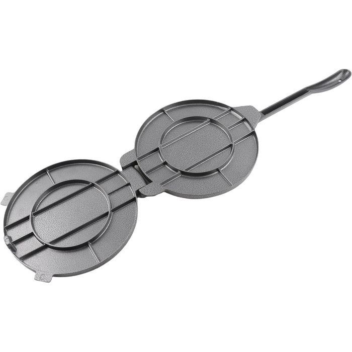 Пресс для тортилій та тако Gusseisen (20 см, чорний) – прес для випічки, формування тіста для тако, арепас, кесадільяс, емпінадас, патаконес