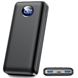 Power Bank 26800mAh 22.5W з 3 портами (USB-C PD 3.0, QC 3.0, USB-A) – Зовнішній акумулятор для iPhone, Samsung, iPad, компактний, авіаперевезення