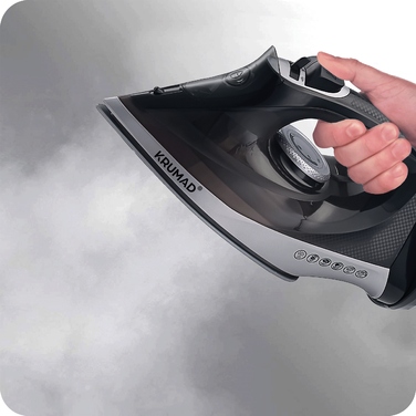 Бездротова парова праска KRUMAD з керамічним покриттям, 2600 Вт, 330 мл