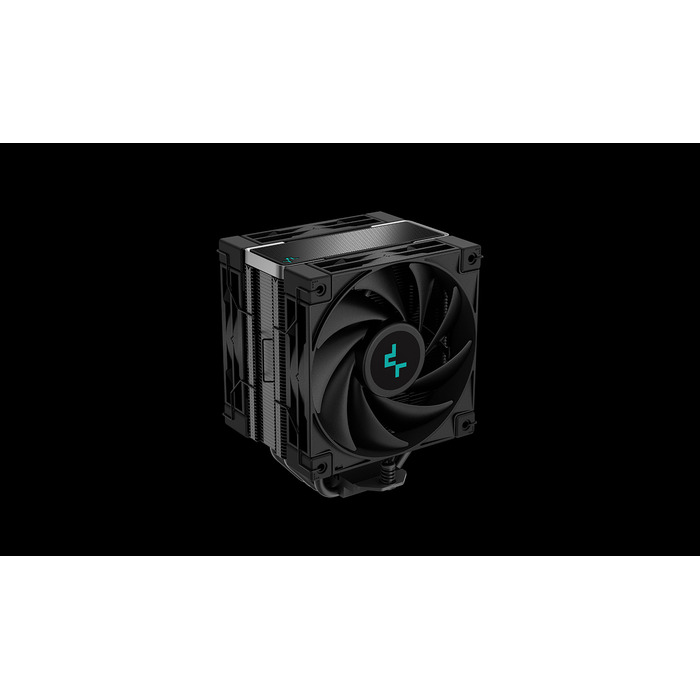 Кулер для процесора Deepcool AK400 Zero Dark Plus, активне охолодження, чорний, TDP 220 Вт