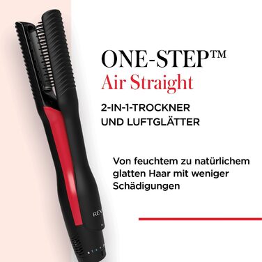 Revlon SmoothStay 25mm Coconut Oil Infused Flat Iron with Travel Pouch - Professional Hair Straightener