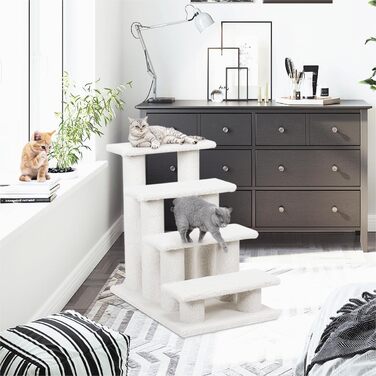 Сходи для котів SOARS, 4-ступеневі, до 25 кг, для собак, котячий комплекс, 61 x 41 x 60 см