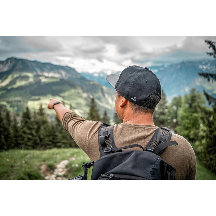 Кепка бейсболка Jumping Bird • Унісекс • Знімний козирок • Легка, регульована, чорно-сіра