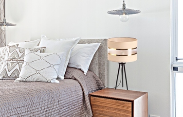 Настільна лампа Skylighting Vire Mat, безбарвна, бежева, жовта, 60 Вт