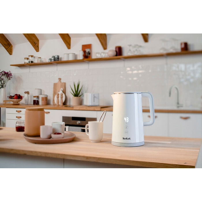 Електричний чайник Tefal KO693110, 1800 Вт, 1,5 л, білий