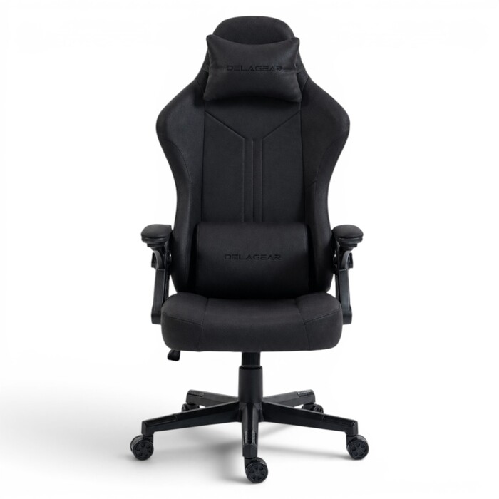 Ігрове крісло Delagear G 414, чорна тканина
