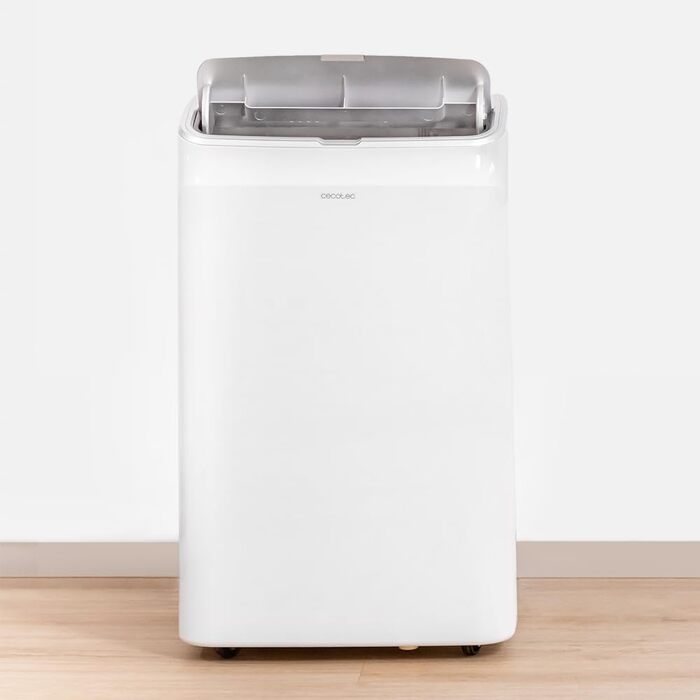 Мобільний кондиціонер Cecotec ForceClima 9000 BTU з тепловим насосом, охолодження до 25 м², Wi-Fi, пульт керування, LED-дисплей, 5 режимів, 2 швидкості, таймер