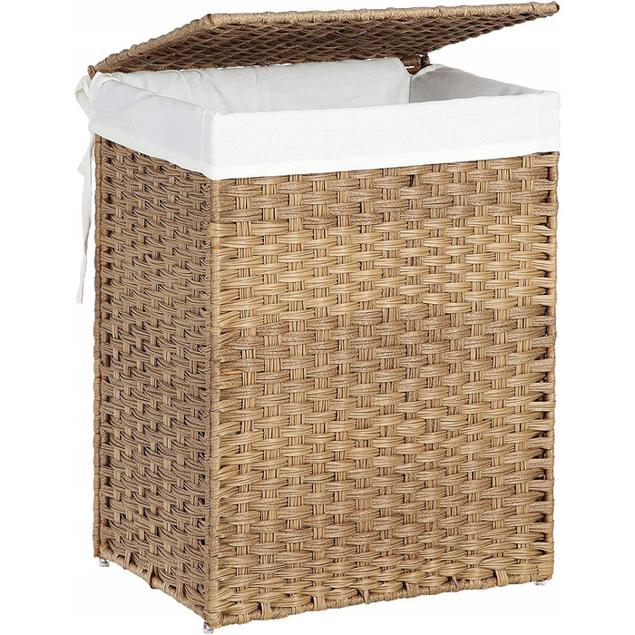 Кошик для брудної білизни Songmics, 90 л, коричневий