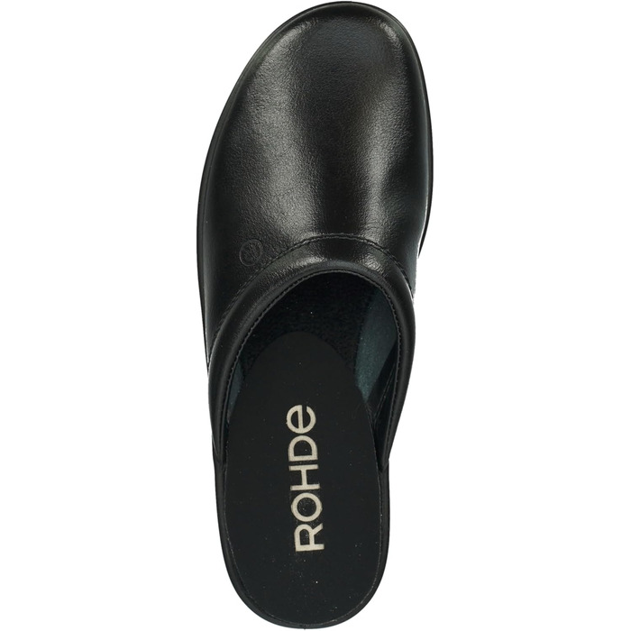 Чоловічі домашні тапочки Rohde Lekeberg, чорні, розмір 43 EU, комфортні