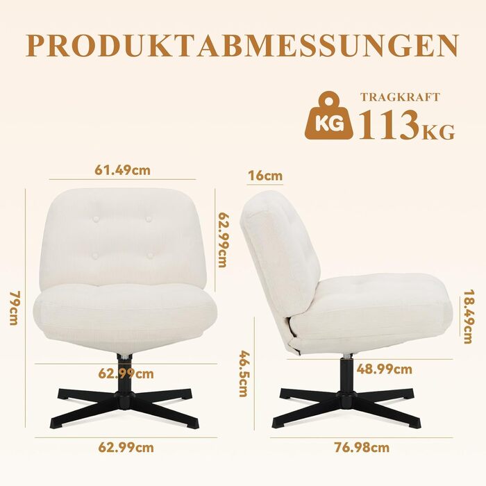 Крісло офісне ергономічне Colamy - зручне, з підлокітниками 3D, регульованою підголівником, для офісу, дому та навчання, чорний (білий, стандартний розмір)