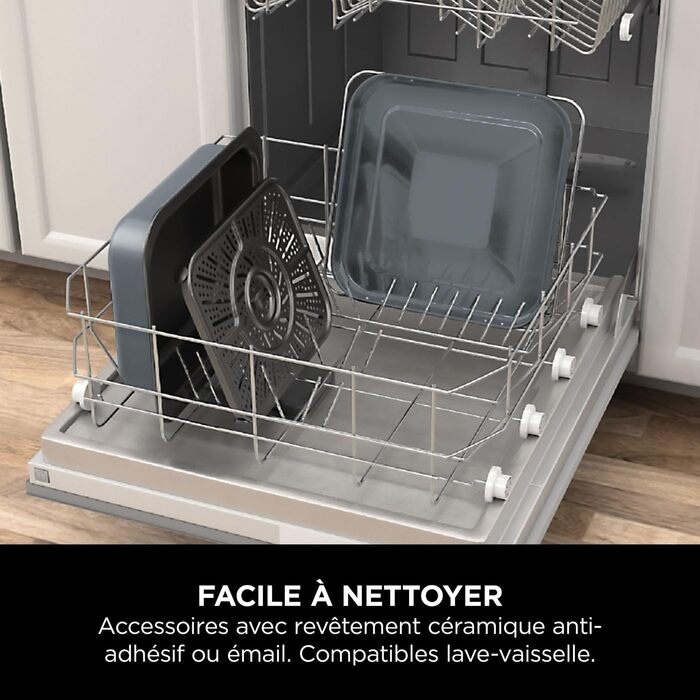 Ninja Combi 12-in-1 Multi Cooker, Oven & Air Fryer, 12 Cooking Functions, Air Fryer & Grilling Preparation in 15 Minutes*, with Baking Tray, Pan, Crisper Grill Insert, Recipe Guide, Grey, SFP700EU. 12-in-1 Grey