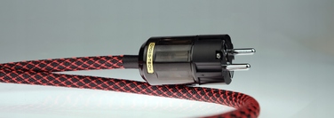 Кабель живлення Cross-Tech Red у обплетенні, 5 м