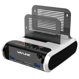 Док-станція для жорстких дисків WAVLINK ST336A з функцією офлайн-клонування для 2.5