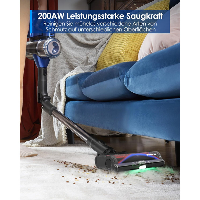 Ручний бездротовий пилосос Tineco Pure ONE S50 Pro: 150AW, 65 хв роботи, LED, ZeroTangle