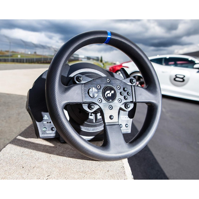 Руль для гонок Thrustmaster T300 RS GT з Force Feedback, ліцензований Gran Turismo, сумісний з PS5/PS4/PC