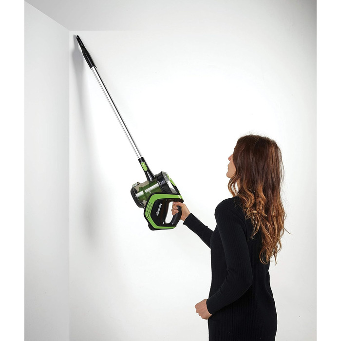 POLTI Forzaspira SR100: 2-в-1 пилосос-віник, акумуляторний, HEPA-фільтр, блакитний/зелений/чорний