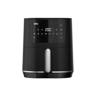 Фритюрниця електрична Braun MultiFry 3 HF 3030, 4.3 л, 1500 Вт, сенсорне управління, 8 програм, чорна