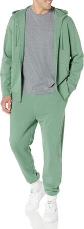 Чоловічий худі Amazon Essentias з французького трикотажу з блискавкою та комфортним кроєм (M, світло-бежевий)