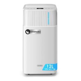 Електричний осушувач повітря VonHaus 20л/24г з Wi-Fi та додатком, для підвалу та приміщень до 20м², 41дБ, з режимом сну, таймером та зливом, сумісний з Alexa & Google Home