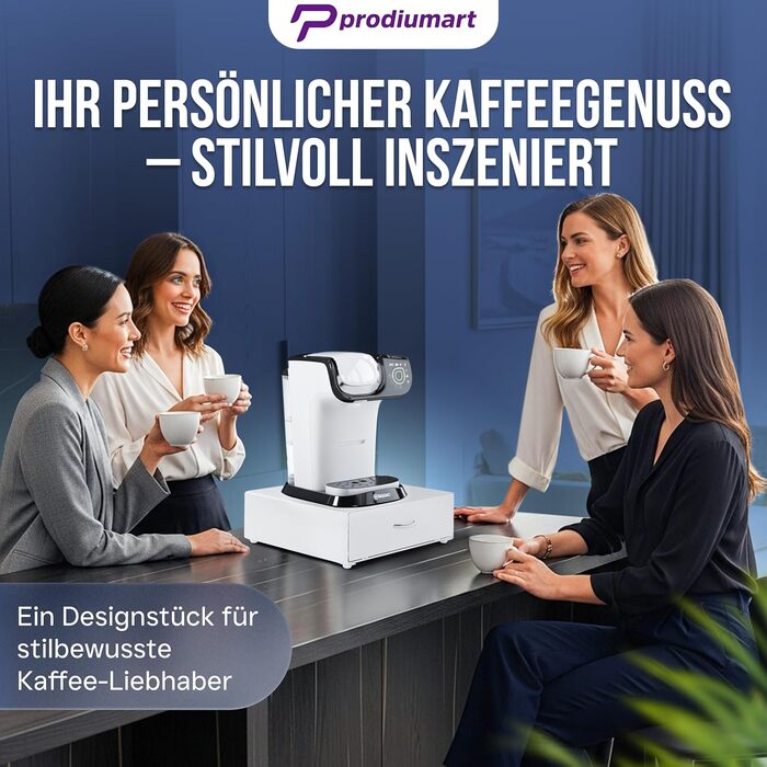 Тримач для капсул Tassimo Prodiumart: елегантний диспенсер на 64 капсули, для кавової станції