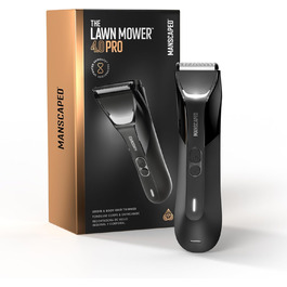 Електричний тример для тіла MANSCAPED Lawn Mower 4.0 PRO, водонепроникний, SkinSafe, USB-C зарядка, для чоловіків, дорожній замок