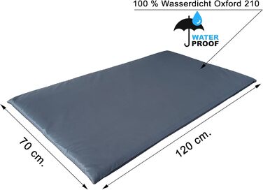 Водонепроникний килимок для собак Outdoor, ковдра для собак, миється, килимок-ліжко для собак, подушка для собак для подорожей, кемпінгу, Outdoor, Графіт, Модель 1