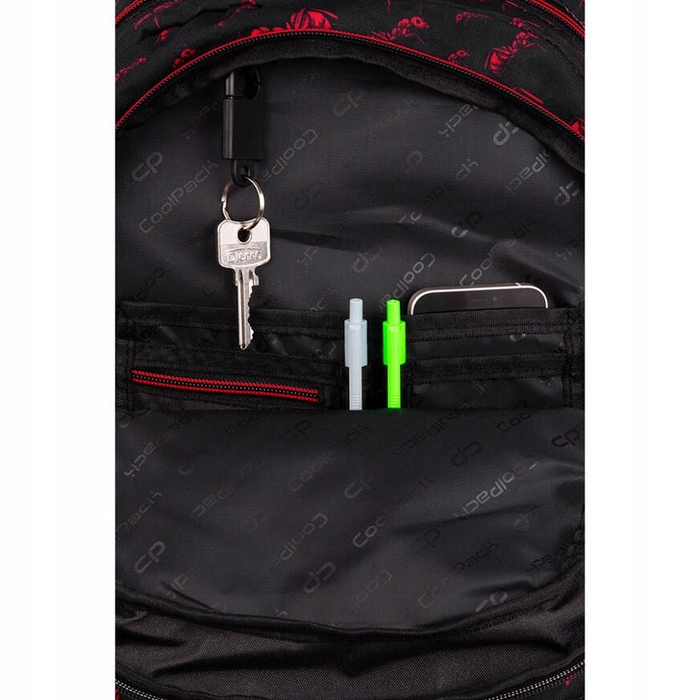 Багатосекційний шкільний рюкзак CoolPack, багатоколірний, 30 л