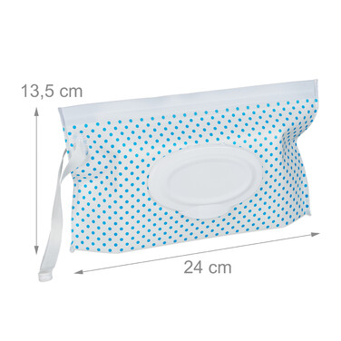 Relaxdays Wet Wipes Pouch 9-Piece Set