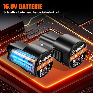 Акумуляторний шуруповерт/дрель/перфоратор 21V з набором аксесуарів (1500mAh, 45Nm, 25+1 режимів) для дому та саду