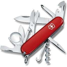 Мультитул Victorinox Explorer - Швейцарський  ніж, 16 функцій, червоний