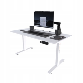 Ігровий стіл Electroprime Flow з підйомною стільницею, білий (120x60 см)