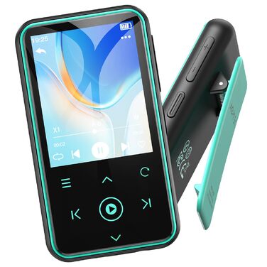 MP3 плеєр AGPTEK 64GB Bluetooth 5.3 з кліпсою для спорту, 1.8